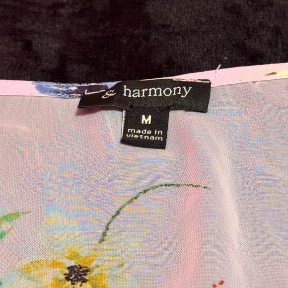 Pastel Floral Sheer Chemise - Picture 4 of 4